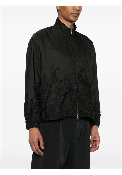Giacca con ricamo in nero Song For The Mute - uomo SONG FOR THE MUTE | 251MJK100BLK